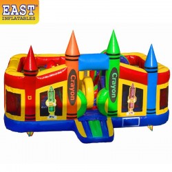 Crayon Toddler Bounce House