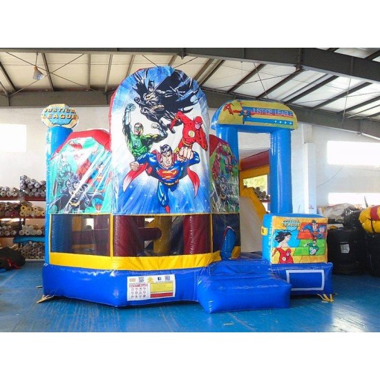 Justice League Bounce House Combo Justice League Bounce House Combo