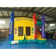 Inflatable Crayon Playland Combo Inflatable Crayon Playland Combo