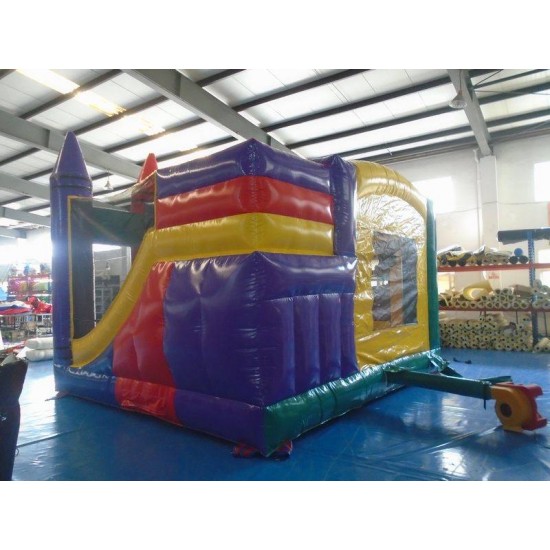 Inflatable Crayon Playland Combo Inflatable Crayon Playland Combo
