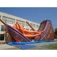 Kraken Inflatable Pirate Ship Slide Kraken Inflatable Pirate Ship Slide