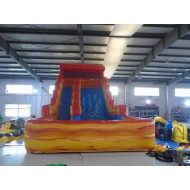 Fire And Ice Inflatable Water Slide Fire And Ice Inflatable Water Slide