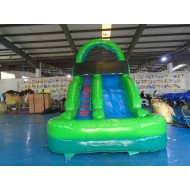 Green Inflatable Water Slide Green Inflatable Water Slide