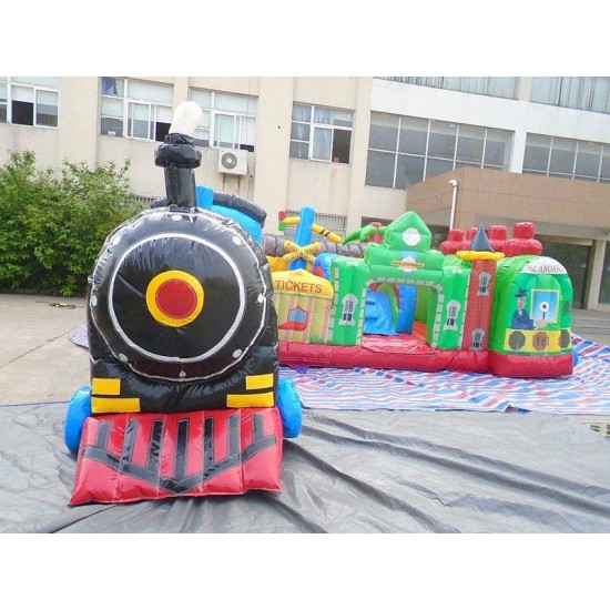 Fun Express Train Station Inflatable Fun Express Train Station Inflatable