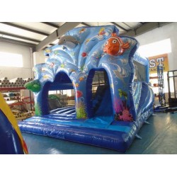 Commercial Jumping Castle With Slide