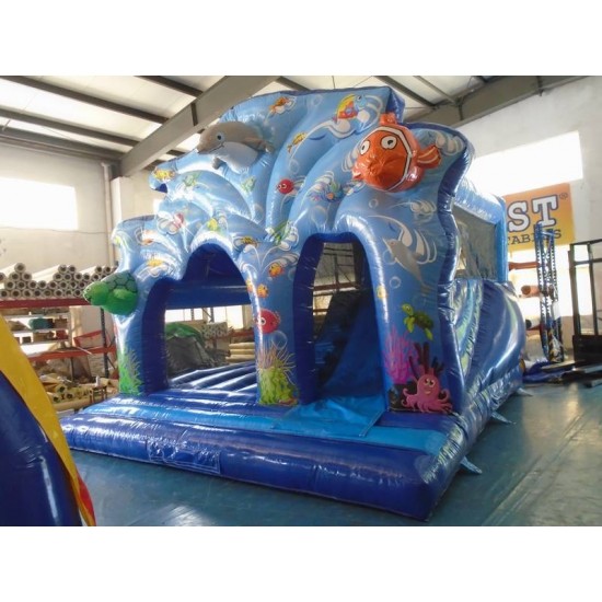 Commercial Jumping Castle With Slide