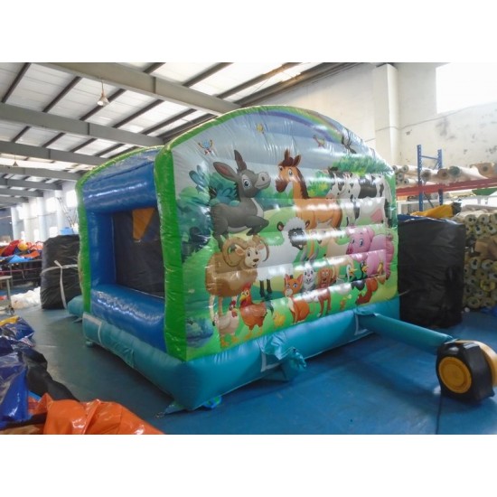 Farm Jumping Castle Slide