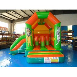 Jungle Inflatable Bouncy Slide